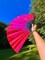 Holographic Hand Fan | Rave Fan | Iridescent Fan | Large Folding Fan | Clack Fan | Fairy Accessories | Bridesmaid Gifts | Fae Accessories product 3
